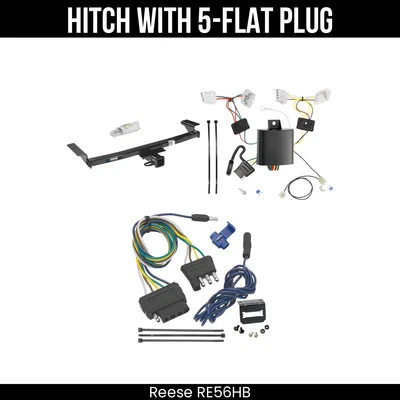 Enganche de remolque + cableado de 5 vías para 09-14 Nissan Murano 44600 receptor de 2" clase 3 Foto 1 de 4