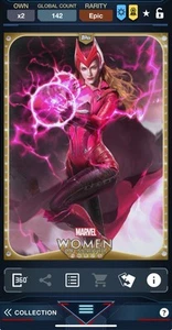 Marvel Collect - Women Of Marvel ‘23 Scarlet Witch Award EPIC  *DIGITAL* - Picture 1 of 2