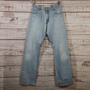 Vintage Levis 517 Jeans Mens 30x34 Blue Y2K Boot Cut Western Cowboy Denim Light - Picture 1 of 7