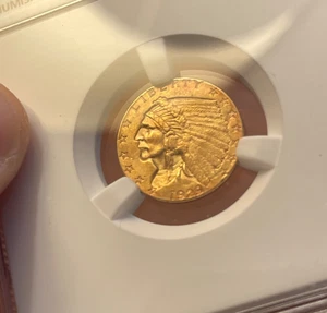 (#101840) Quarter Eagle: 1929. $2.50 GOLD. NGC Unc Details. (see video!) - Picture 1 of 3