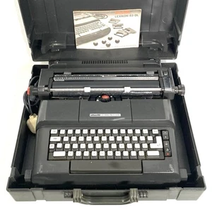 Vintage Olivetti Lexikon 83 DL Electric Typewriter With Case Tested Working - Picture 1 of 13