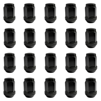 20 tuercas de rueda junta cónica 60° M12x1,5 35 mm negro Dodge Attitude II tuercas Foto 1 de 4