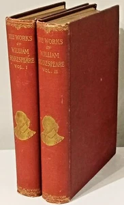 Works Of William Shakespeare 2 Volume Complete Set With H C Selous Illustrations - Foto 1 di 8