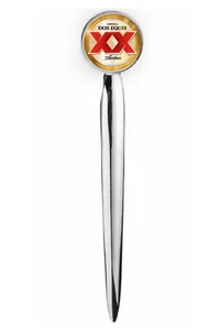 Dos Equis beer amber lager Letter Opener Metal Silver Tone Executive with case - Picture 1 of 2