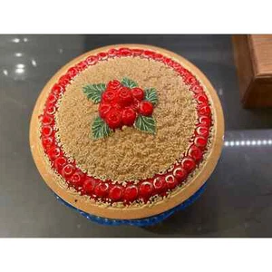 VINTAGE KEEBLER READY CRUST CERAMIC PIE PAN WITH LID - Picture 1 of 4