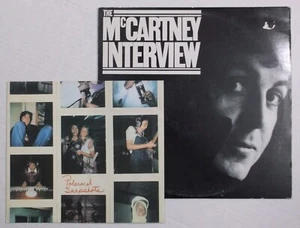 1980 Paul McCARTNEY INTERVIEW LP Record ~w/Band On/Run POSTER~ Vinyl NEAR MINT! - Picture 1 of 5