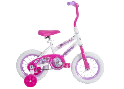 Huffy 12 дюймов Детский велосипед Sea Star для девочек от 3 до 5 лет, детский, белый - Изображение 1 из 4