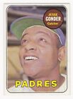 JESSE GONDER 1969 Topps Baseball # 617 San Diego Padres Ex Plus - NM
