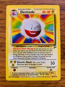 Elektrode (25/130) seltenes Basisset 2 Pokémon-Karte! SCHNELL & KOSTENLOS P&P! - Bild 1 von 31