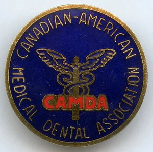 Camda Canadian American Medical Dental Association Vintage Badge Pin !!! - Picture 1 of 2