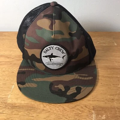 Salty Crew Hat OSFM Adjustable Hat The Classics Camo Hat - Image 1 of 4