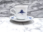 Classic Dansk Denmark Blueberries & Leaves Porcelain Cup & Saucer Set Excellent