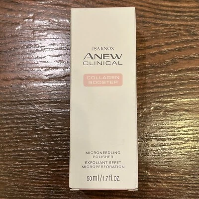 Avon Isa Knox Anew Clinical Collagen Booster Microneedling Polisher 1.7oz NIB  - Image 1 of 3