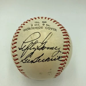 George Selkirk & Lefty Gomez Signed Official League Baseball JSA COA - Picture 1 of 6