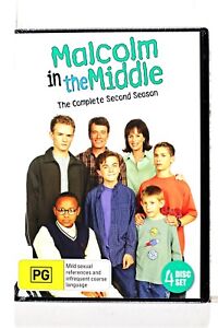 Malcolm in the Middle Complete Season 2 (4 Disc Set) Region 4 DVD New Sealed