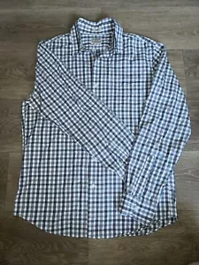 J Crew Shirt Mens Medium Checkered Long Sleeve Button Down Plaid Medium Slim - Picture 1 of 4