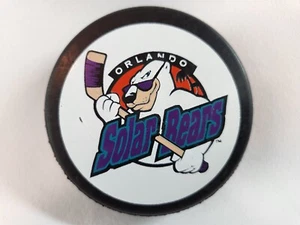 Orlando Solar Bears LOGO NHL HOCKEY PUCK - Picture 1 of 5