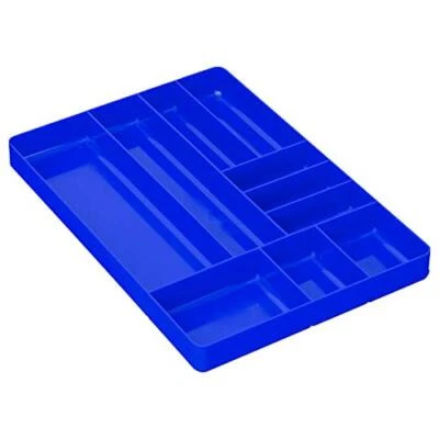 ERNST MANUFACTURING Ernst MFG 10 Compartment Drawer Organizer: Heavy Duty Assorted Sizes , Colors