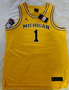 michigan wolverines basketball jersey