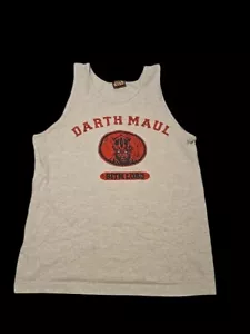 Vintage Star Wars 90s Darth Maul Sith Lord Tank Top Mens Sleeveless Shirt Small - Picture 1 of 7