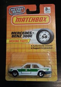 1990 Matchbox Mercedes-Benz 300E Polizei Police Car MB 58 New!