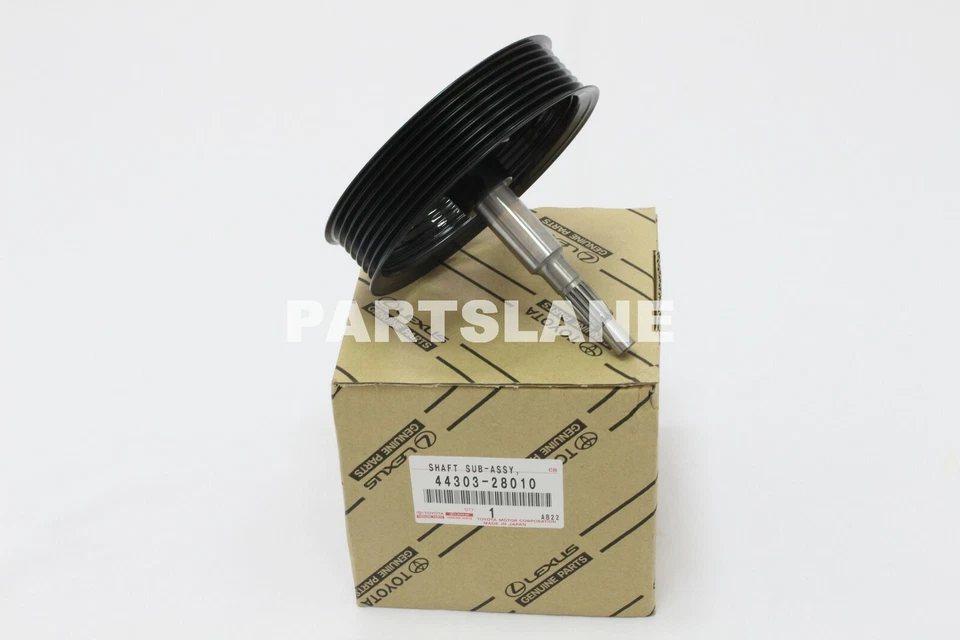 Eje de bomba de dirección asistida con polea Toyota Camry Sienna RX350 OEM 44303-28010 Foto 1 de 3