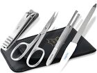 NAIL CARE SET MANICURE CASE nail scissors nail pliers with Solingen nail file