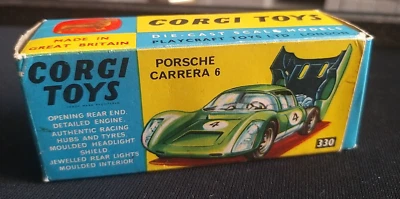 *** CORGI TOYS - N. 330 - PORSCHE CARRERA 6 *** DEL 1967 CON BOX ORIGINALE !!! - Immagine 1 di 4