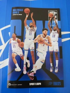 2025 Oklahoma City Thunder NBA FINALS Game 5 Program Jalen Williams 40 Points - Picture 1 of 2