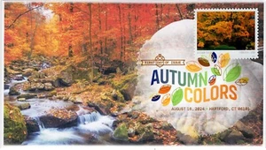 24-253, 2024, Herbstfarben, Ersttagsbrief, digitaler Farbstempel, Americover - Bild 1 von 1