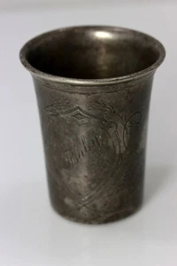 Estate Antique Dutch J.M. Van Kempen & Son .833 Silver Christening Beaker 2360 - Picture 1 of 6