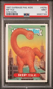 1987 GARBAGE PAIL KIDS STICKER #435b TOXIC WES Graded PSA 9 *MINT* - Bild 1 von 2