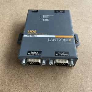 LANTRONIX UDS2100 2-PORT UNIVERSAL DEVICE SERVER SDS2101 - Picture 1 of 5