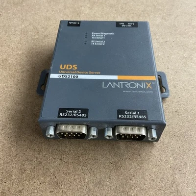 LANTRONIX UDS2100 2-PORT UNIVERSAL DEVICE SERVER SDS2101 - Image 1 of 4