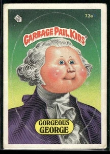 1985 Topps GBK Series 2 #73a Gorgeous George 2 Star Matte Back ** Blue Error PR - Bild 1 von 2
