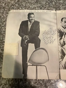 Vintage Programma Concerto Il Più Grande Spettacolo di Stelle per Edizione Autunno '61 Brook Benton - Foto 1 di 12