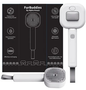 Steam Pet Brush | 2025 Upgraded 4 in 1 Rechargeable Cat and Dog Grooming Supp... - Picture 1 of 9