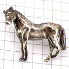 Limited Vintage Silver Horse Pin Badge  Rare French Collectible