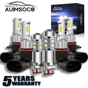 Combo de 6X faros antiniebla de haz alto bajo 6000K LED para Lexus GS300 1996 1997 - Imagen 1 de 14