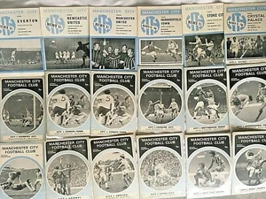 MANCHESTER CITY HOME PROGRAMMES 1969 to 1972 YOU CHOOSE GOOD CONDITION FREE POST - Picture 1 of 19