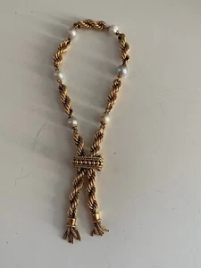 3423 - Pulsera de oro amarillo perlas - Imagen 1 de 4
