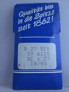 Agujas de máquina de coser overlock vintage TNI:B 27 DCx27 S=14/90 con ALEMANIA - Imagen 1 de 2