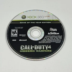 Xbox 360 Call of Duty 4: Modern Warfare GOTY Edition Tested & Working Disc Only - Picture 1 of 2