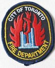 Vintage Patch City of TORONTO FIRE DEPARTMENT Firefighter Canada