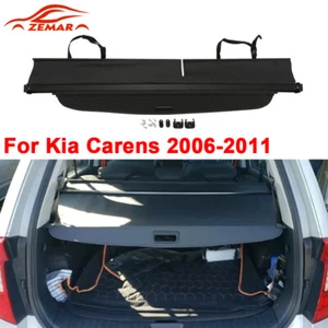 Cubierta de carga maletero de coche sombra de seguridad escudo negro para Kia Carens Rondo 2006-2011 - Imagen 1 de 10