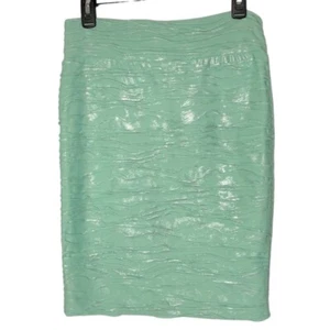 NWT Brat Star Womens Vintage Skirt Size L Stretch Shimmer Summer Beach - Picture 1 of 5