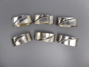 6 WMF Serviettenringe aus 925 Sterling Silber - Bild 1 von 13