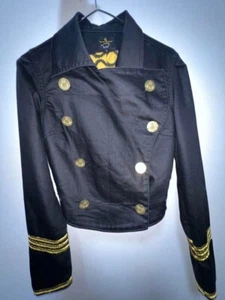 Vintage Vivienne Westwood Lee Pirate Jacket Denim Women's size S JP - Picture 1 of 5