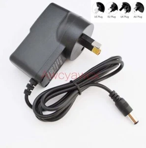 Adapter 5.5*2.5mm Black 10V 1A AC DC Power Supply Charger 1 M US/UK/EU/AU Plug - Afbeelding 1 van 14