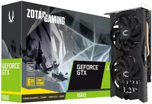 NIB ZOTAC ZT-T16600K-10M Gaming GeForce GTX 1660 6GB GDDR5 Gaming Graphics Card - Picture 1 of 12